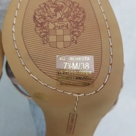 ✅Vince Camuto BERESTA High Heel Strappy Dress Heels W/Ankle Strap Women's 7.5M - Picture 4 of 11